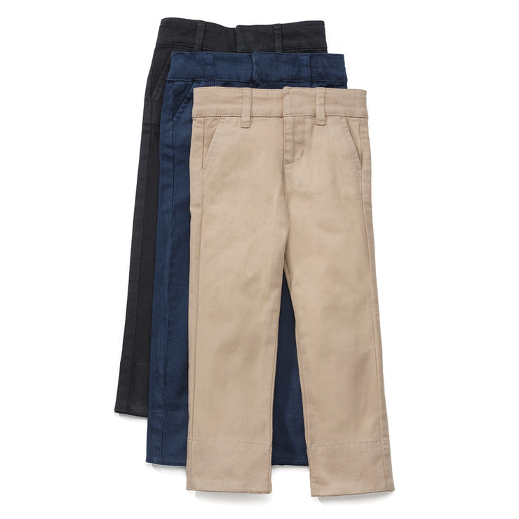 Boys Uniform Stretch Canvas Woven Pull On Jogger Pants 2-Pack | The  Children's Place - MULTI CLR