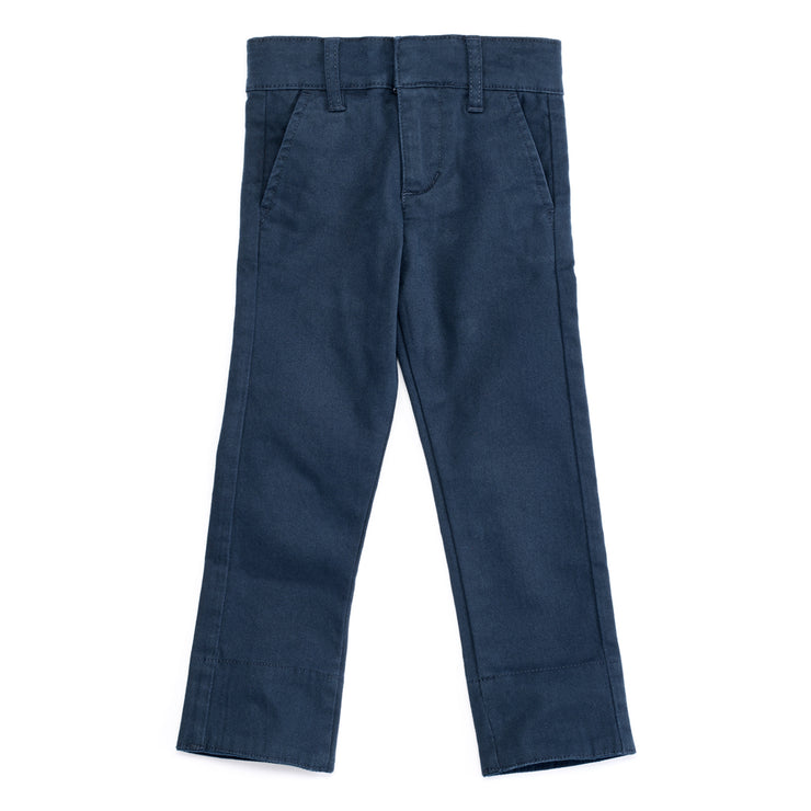 Kids Slim-Fit Twill School Uniform Pants / Wrinkle Resistant